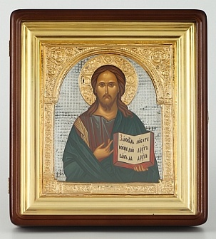 Православная икона ''Господь Вседержитель'' писаная темперой