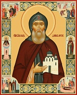 Икона с Житием Даниил Московский благоверный князь