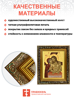 Образ Спасителя и Божией Матери "Не рыдай Мене Мати", 03Н2