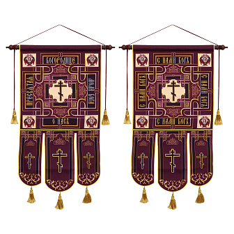 Хоругви сублимационная печать (пара) №3