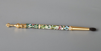 Стручец филигрань, эмаль / золочение