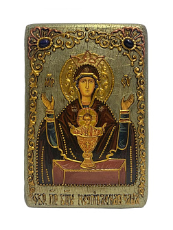Икона Пресвятой Богородицы НЕУПИВАЕМАЯ ЧАША (РУЧНАЯ РАБОТА, ПОДАРОЧНАЯ)