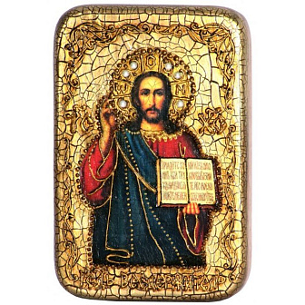 Икона Господь Вседержитель ручной работы