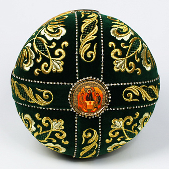 Митра №007 бархат вышивка автомат,фоторамки, стразовые дорожки, в футляре