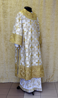 Облачение архиерейское №097 шелк натуральный вышитый галун а/м