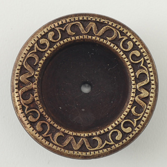 Мощевик для частиц святых мощей малый патинирование