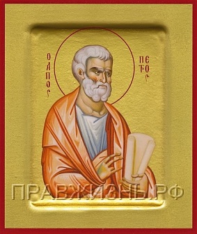 Икона с золочением ''Апостол Петр''