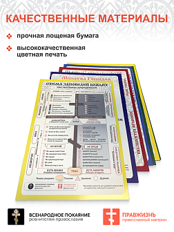 003 Набор плакатов Основ Православия Святой Руси, формат А2 003 Набор плакатов Основ Православия Святой Руси, формат А2