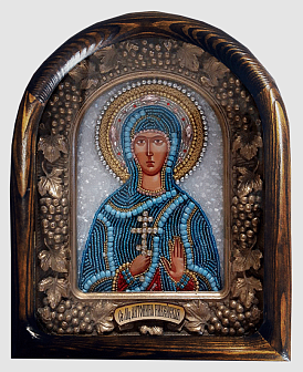 Икона АНТОНИНА Никейская, Мученица (БИСЕР)