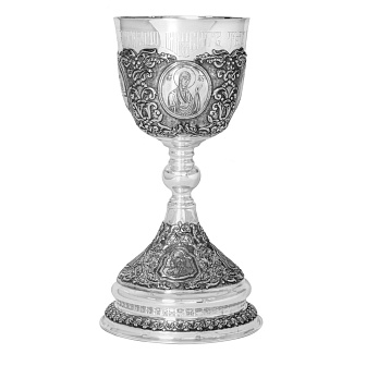 Потир 1.5л гальванопластика №24 / серебрение / серебряный стакан (УИН)