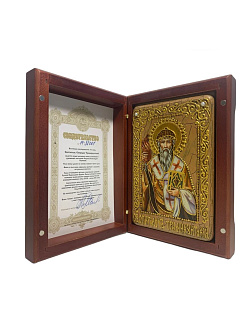 Икона СПИРИДОН Тримифунтский, Святитель (ПОДАРОЧНАЯ)