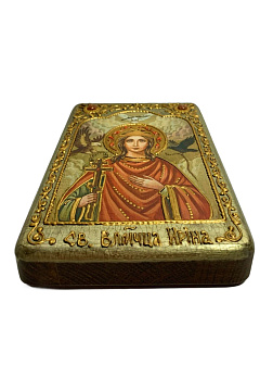 Икона ''Ирина мученица'' из дуба