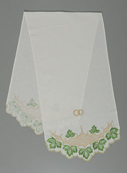 Рушник венчальный вышивка гладь №3