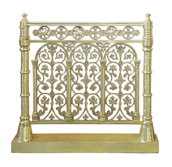 Решетка на солею №2 лак Решетка на солею №2 лак