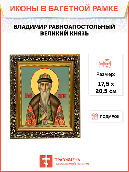 Образ святого Владимира, равноапостольного князя, 09021