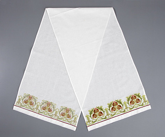 Рушник церковный (1,6м.х0,45см.) вышивка а\м № 1