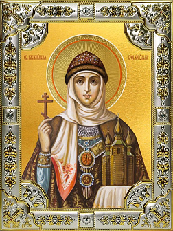 Икона освященная Ольга равноапостольная великая княгиня