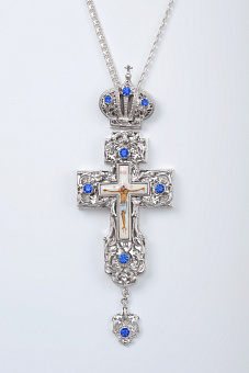 Крест наперсный №  34 /серебрение/