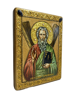 Икона из дуба ''Андрей Первозванный''