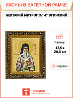 Образ святого Нектария (Кефаласа), митрополита Эгинского и Пентапольского, 09Н8