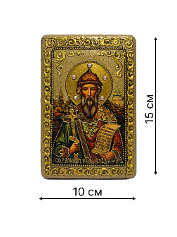 Икона ''Владимир равноапостольный великий князь'' из дуба