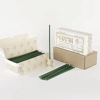 Ростовские свечи ЧАСОВЫЕ (20см, 1ч, 200шт), ЗЕЛЕНЫЕ Ростовские свечи ЧАСОВЫЕ (20см, 1ч, 200шт), ЗЕЛЕНЫЕ