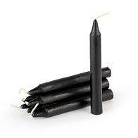 Свеча формовая Ханукальная (10см, D12), ЧЕРНАЯ