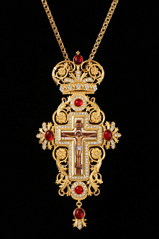 Крест наперсный №189 / золочение / серебро (УИН)