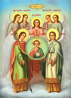 Икона собор Михаила Архангела, деревянная рамка с басмой и стеклом 18х21х2,5 см 105 Икона собор Михаила Архангела, деревянная рамка с басмой и стеклом 18х21х2,5 см 105