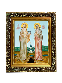 Образ святых Елисаветы Феодоровны и Варвары Алапаевской (Яковлевой), преподобномучениц, 10ВЕ2 Образ святых Елисаветы Феодоровны и Варвары Алапаевской (Яковлевой), преподобномучениц, 10ВЕ2