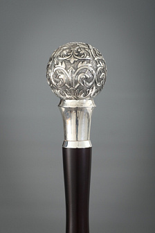 Посох №2 неразборный серебро чеканка (УИН)