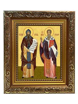 Образ святых Кирилла и Мефодия, равноапостольных учителей словенских, 09КМ1