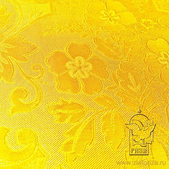 Парча греческая ВЕРСАЛЬ, желтая с золотом, арт. 69057