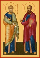 Икона ''Павел и Петр апостолы''