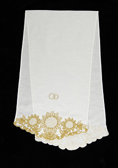 Рушник венчальный вышивка шнуром №3