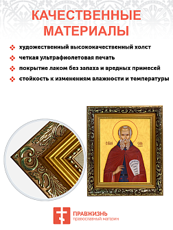 Образ святого Саввы Освященного преподобного, 09С17 Образ святого Саввы Освященного преподобного, 09С17