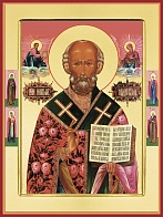 Икона Святитель Николай архиепископ Мир Ликийских, чудотворец