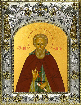 Икона Сергий Радонежский преподобный