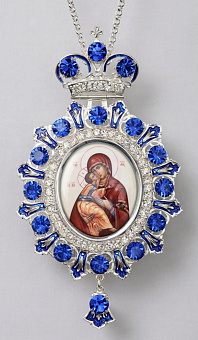 Панагия №180 серебро эмаль (УИН)