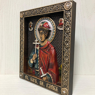 Икона Глеб благоверный князь страстотерпец