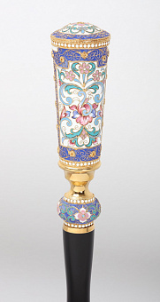 Посох №29 неразборные филигрань, эмаль, роспись / золочение