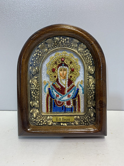 Икона Божией Матери Покров 119 17 см Литография A-0057-1_YAP