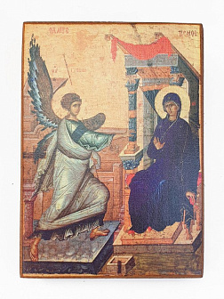 Икона под старину Благовещение