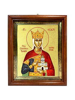 Икона "Тамара", св. блгв. царица, с золочением поталью, 10Т2-УЛ