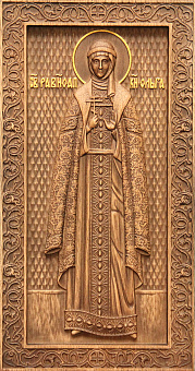 Икона резная Ольга