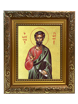 Икона "Тимофей", св. апостол, с золочением поталью, 09103-УЛ