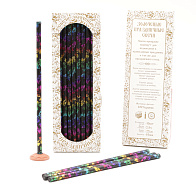 Свечи праздничные №20/40 (уп 10шт), ЧЕРНЫЕ (Радужная лоза)