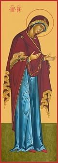 Деисусная икона Святой Божией Матери