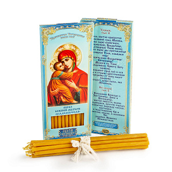 Свечи для дома №80 (12шт, 18см, 1ч), Владимирская