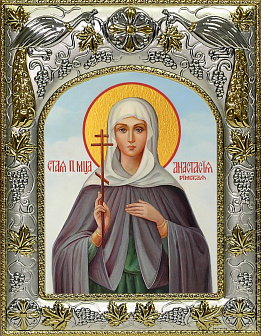 Икона АНАСТАСИЯ Римская, Мученица (СЕРЕБРЯНАЯ РИЗА) Икона АНАСТАСИЯ Римская, Мученица (СЕРЕБРЯНАЯ РИЗА)